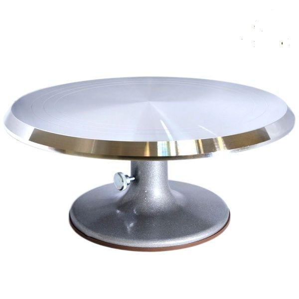 Підставка для декорування тортів що обертається з фіксатором 30 см.
