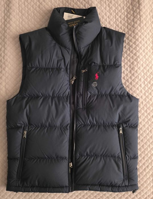 Granatowa męska kamizelka (bezrękawnik) Polo Ralph Lauren  S