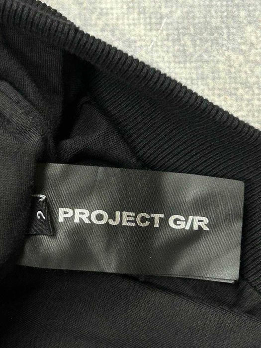 Бомбер Project G/R кофта худи черный худі чорна bomber ИНТЕРПОЛ L S M