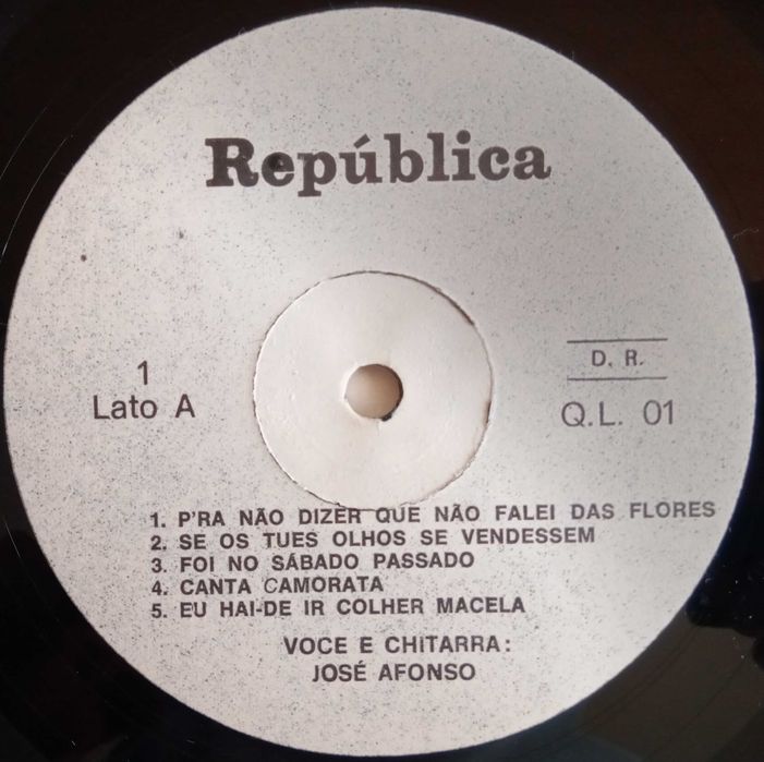 José Afonso, Francisco Fanhais	- - - - -		República	- - - - -	LP