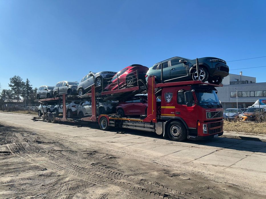 Volvo FM groenewold Autogalantas Autotransporter Lohr  Autotransporter Lohr Euro V Zabudowa Ocynk
