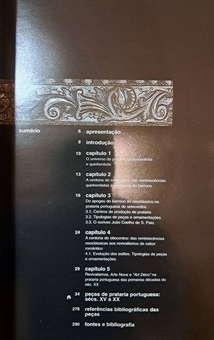 Livro"Pratas Portuguesas em Coleções Particulares"