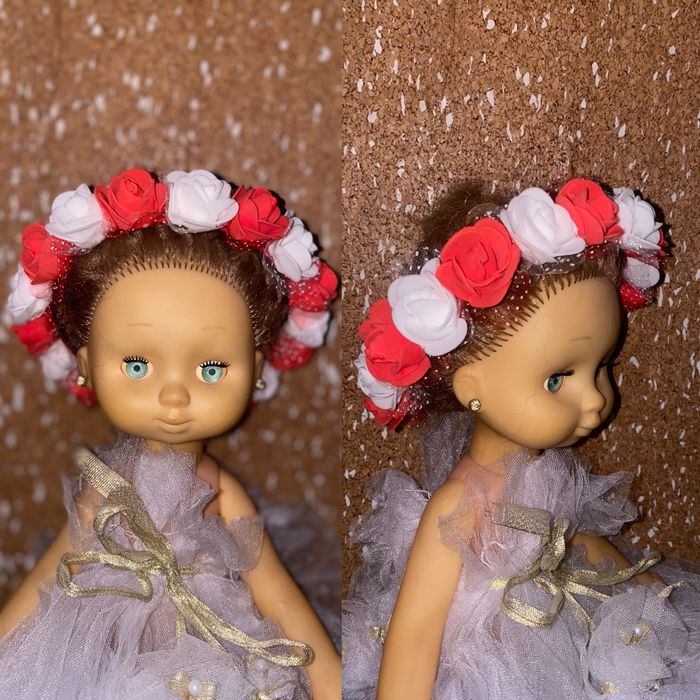 Український віночок вінок обруч обідок жовто-блакитний