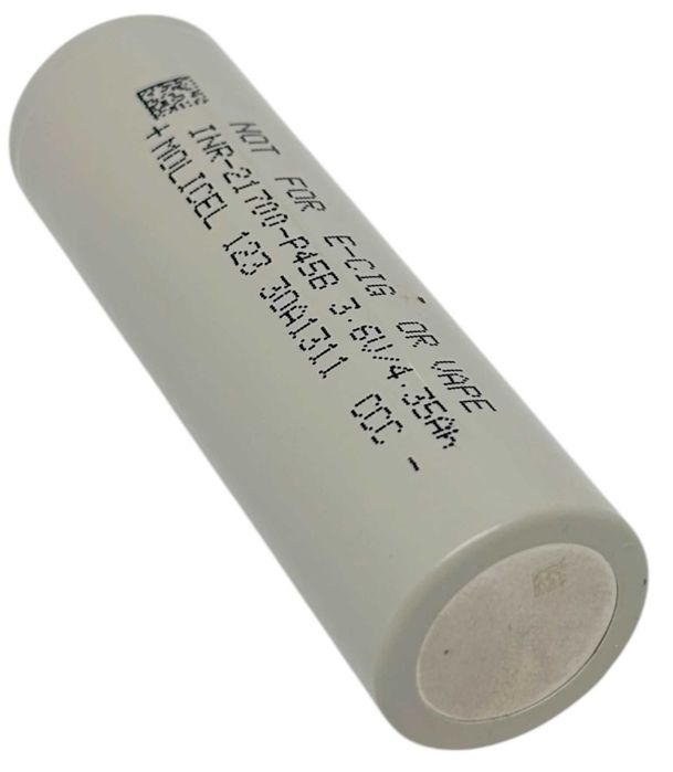 Аккумулятор высокотоковый Molicel INR 21700 P45B 3.6V 4500 mAh  Li-Ion