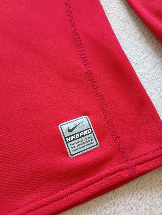Męska bluzka/longsleeve termo z półgolfem Nike PRO Core - rozmiar S