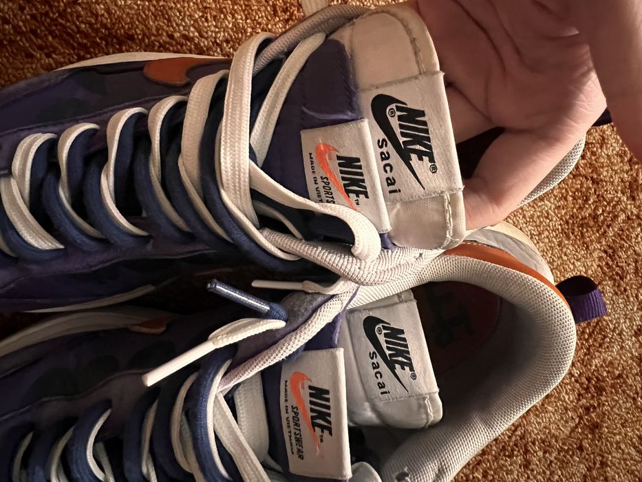 Nike x Sacai Vaporwaffle dark iris оригинал