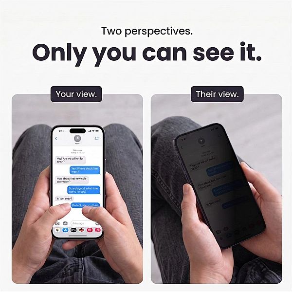 Szkło Prywatyzujące Tech-Protect Quick Set Spy+ 2-Pack Iphone 18 Pro M
