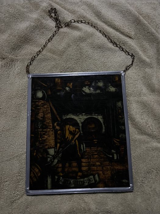 Pintura em vidro muito antiga