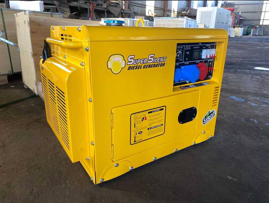 Geradores monofásico trifásico diesel de 7 KVA e 10 KVA