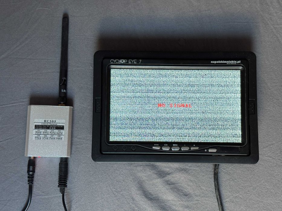 Monitor i odbiornik analogowy FPV 5.8GHz RC305