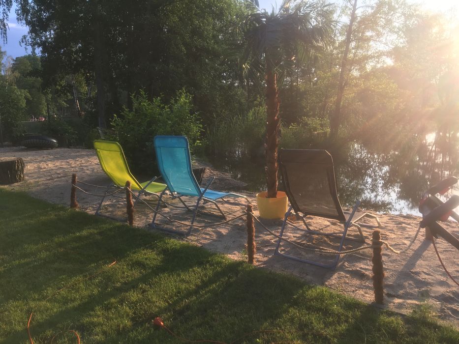 Domki murowane i holenderskie przy wodzie  Rokitki