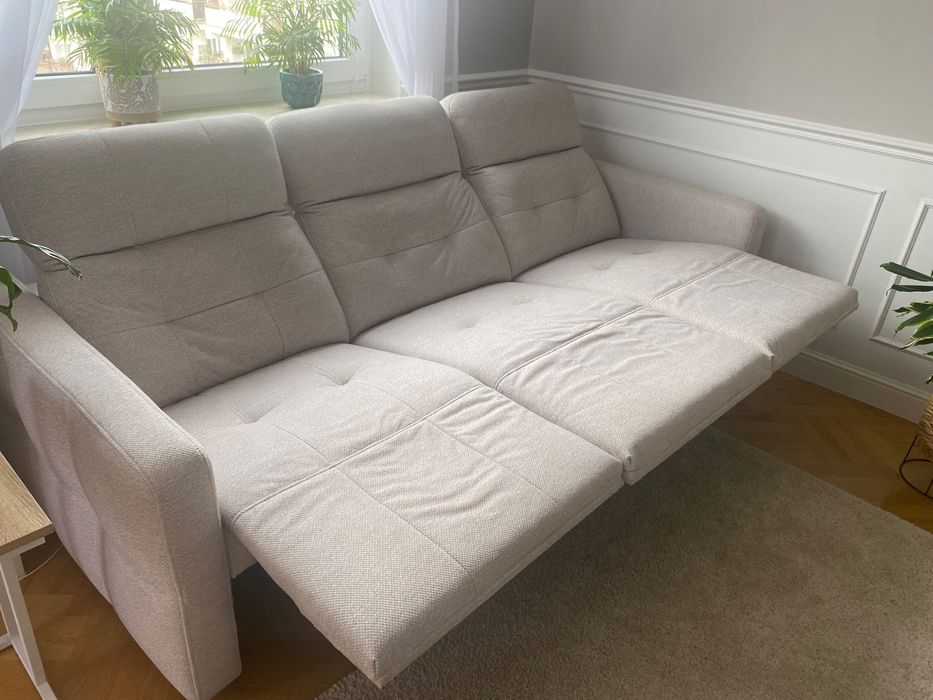 Sofa 3-osobowa Agata Meble Cantata z elektryczną funkcją relaks