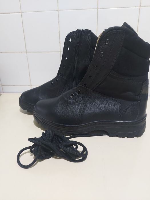 Botas pretas para Vigilantes, Tamanho 45