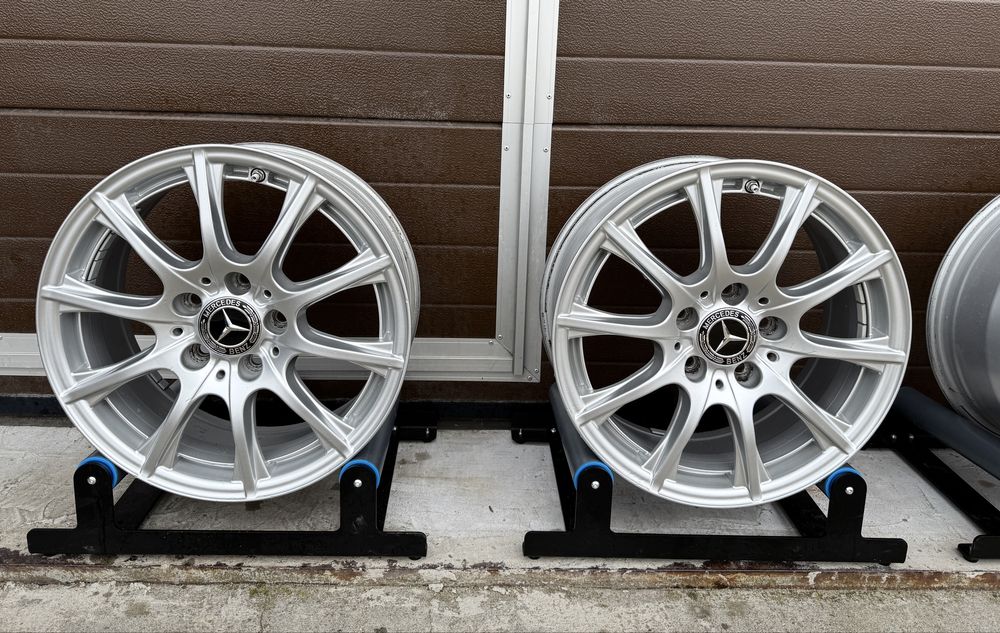 4x felgi aluminiowe 5x112 r16 et38 6,5J Alufelgi 16” Mercedes czujniki
