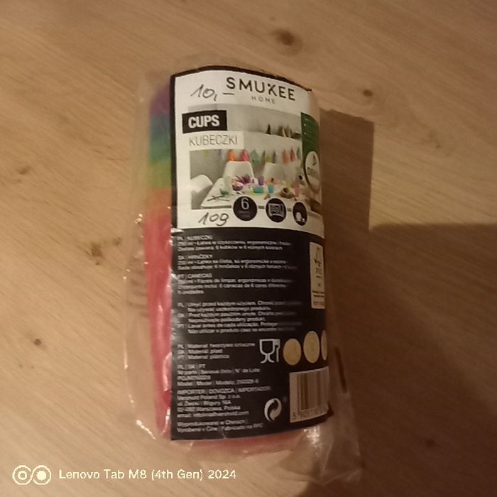 Kubeczki plastikowe 6szt Smukee
