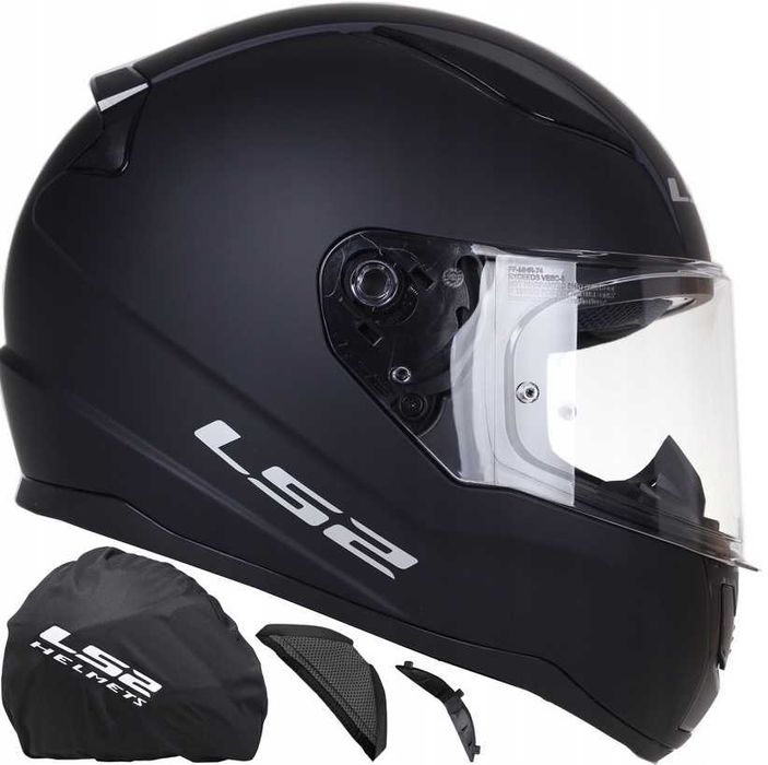 KASK Zamknięty Integralny LS2 FF353 RAPID II Czarny System PINLOCK M