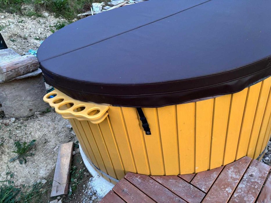 Używana BALIA OGRODOWA 225CM (jacuzzi, gorąca beczka, ruska bania)