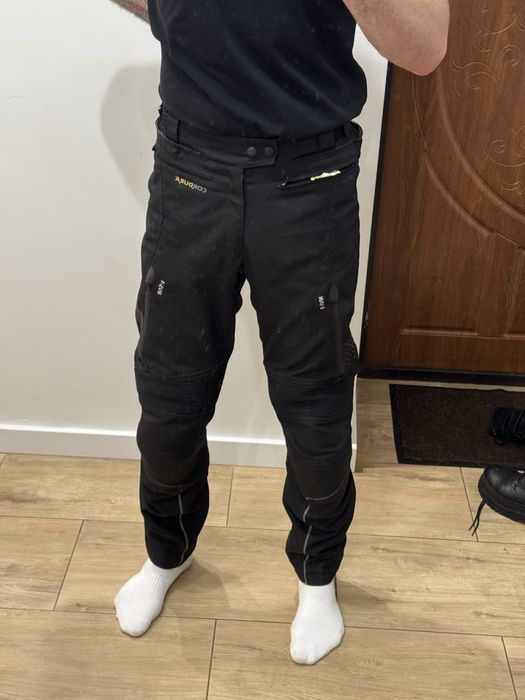 Мотоштани з наколінниками FLM з армованої тканини CORDURA