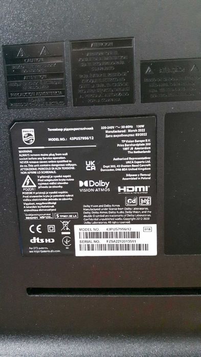 Nuovo telecomando per Philips serie 7900 43 pus7906/12 Smart TV