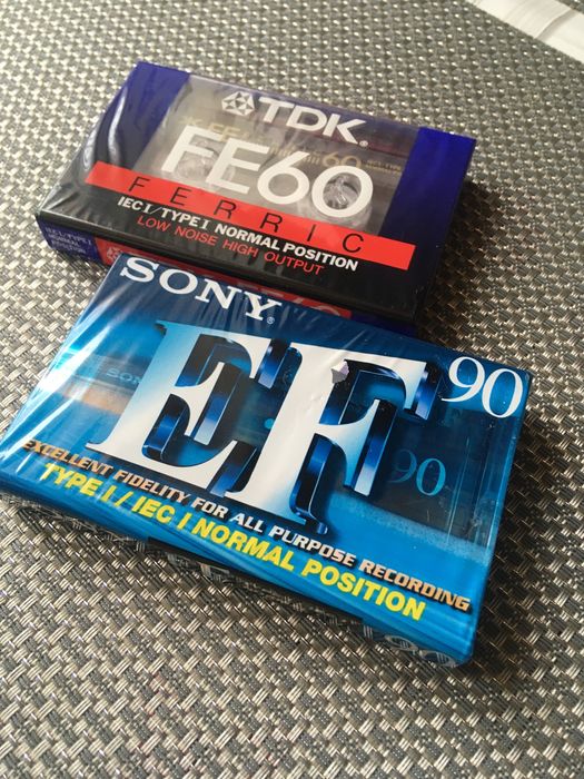 2 kasety magnetofonowe folia