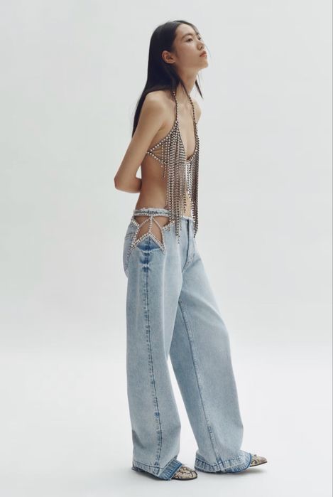 Джинси із зірками з кристалами Stella McCartney x H&M