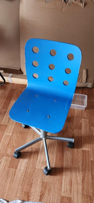 Cadeira crianca azul ikea