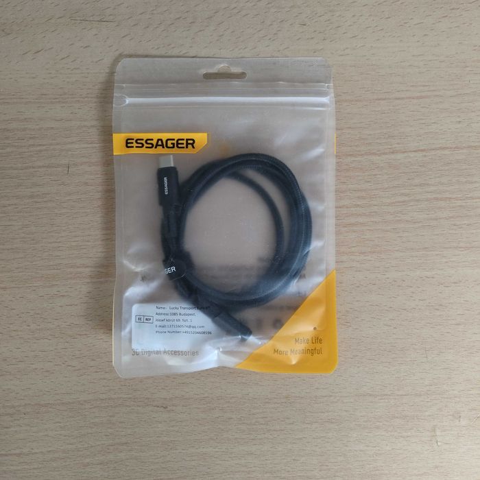 Cabo Type C para Type C 100 Watts Essager64740756180739123