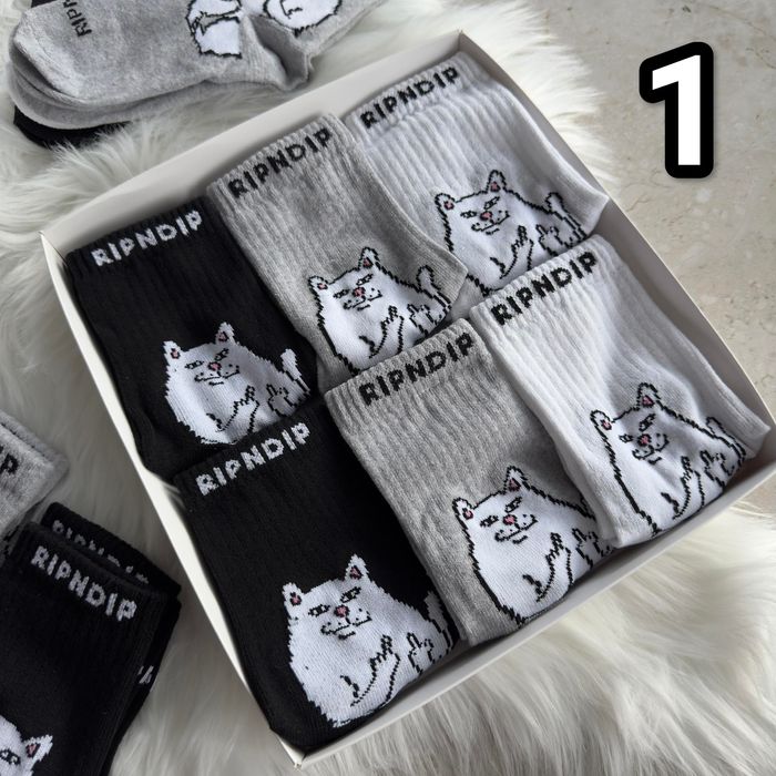 Подарунок на Свята для чоловіка/жінки — шкарпетки RIPNDIP набір 12/24