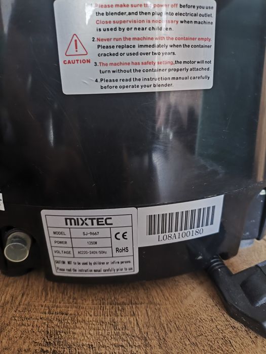 Blender MIXTEC mikser + 2 dzbanki