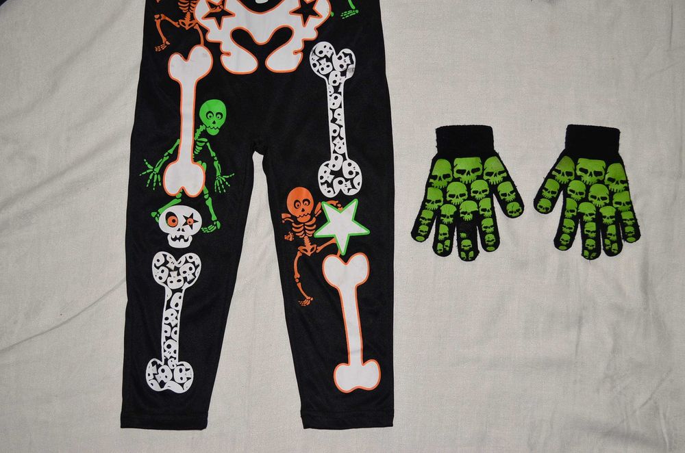 Новый костюмчик Скелетик череп кости вампир ромпер кащей Хэллоуин ночь