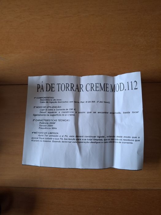 Pá de torrar creme