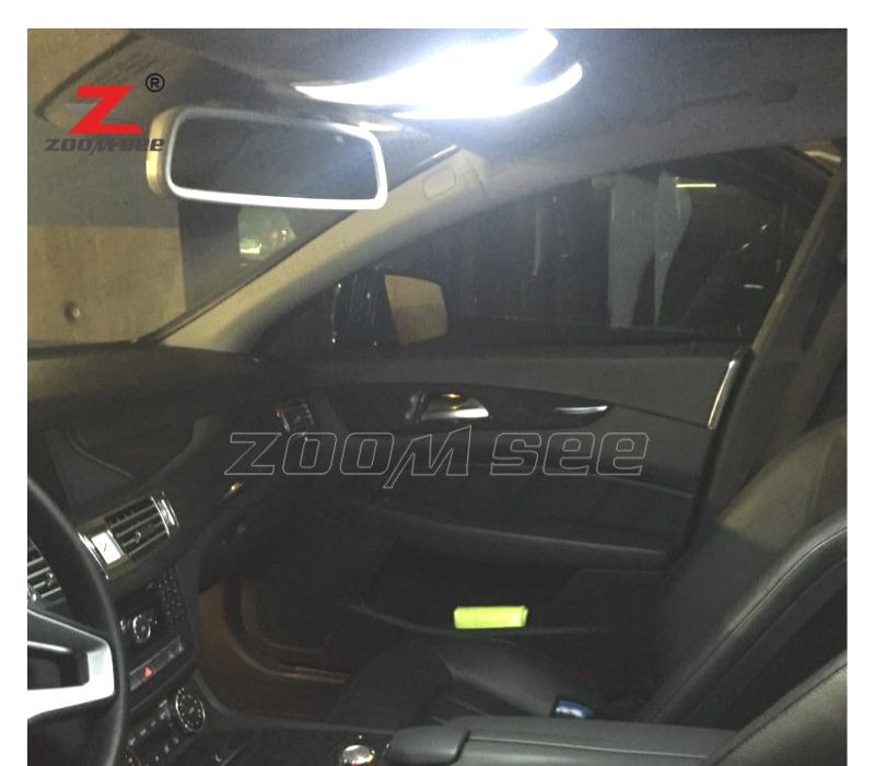 KIT COMPLETO DE 22 LÂMPADAS LED INTERIOR MERCEDES CLS C218 W218 CLS550 CLS63 AMG 11-