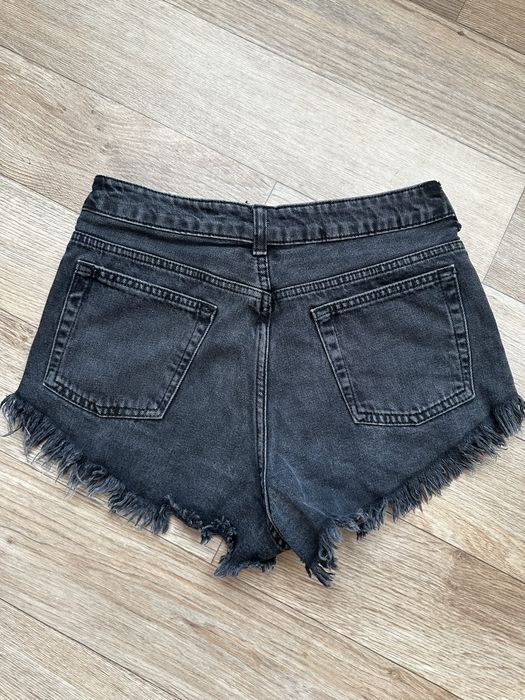 Шорти джинсові чорні