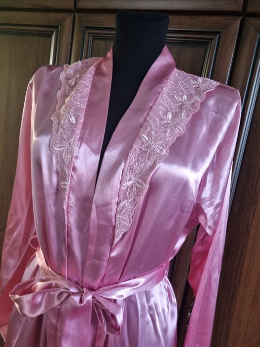 Szlafrok damski podomka Lingerie M liliowy