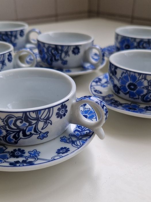 Conjunto de 6 chávenas de café