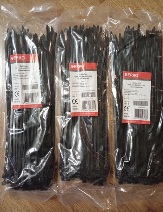 Opaski kablowe 9x550 ERKO trytytki