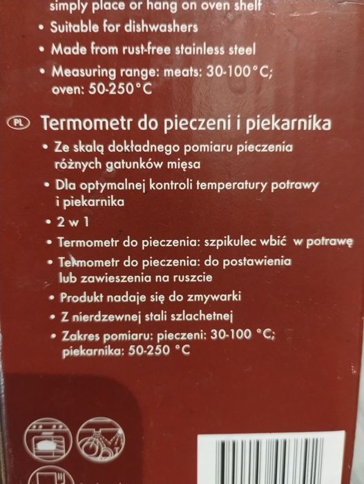 Termometr do pieczenia mięs