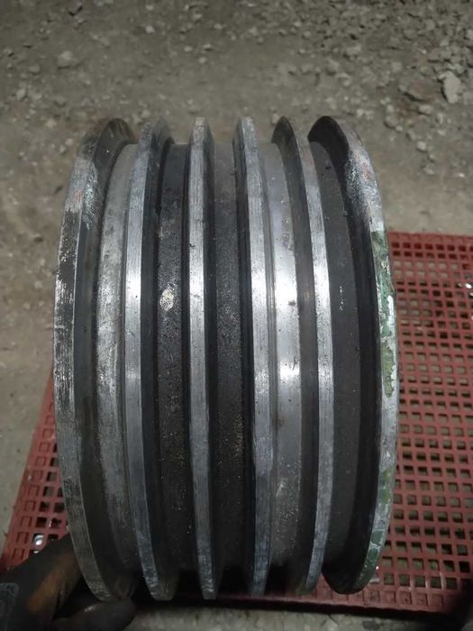 Koło Pasowe 350mm z Hamulcem Do Tokarki