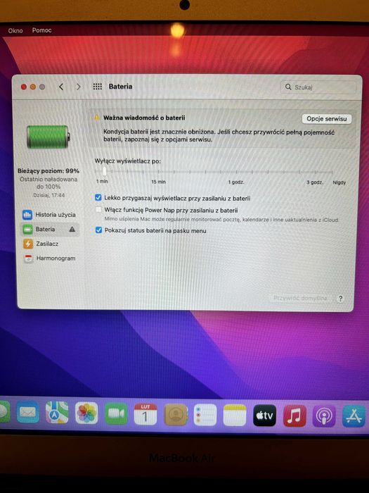 MacBook Air 13” 2017 | 8gb RAM | 128 gb SSD | gotowy do pracy