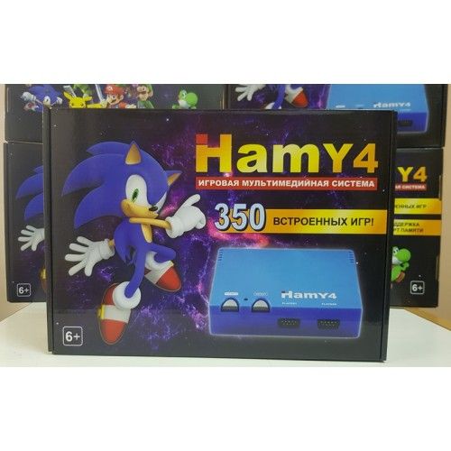 Приставка Sega 16bit+Dendy 8bit Hamy4 350 игр Батлтодс Денди Сега Ретр