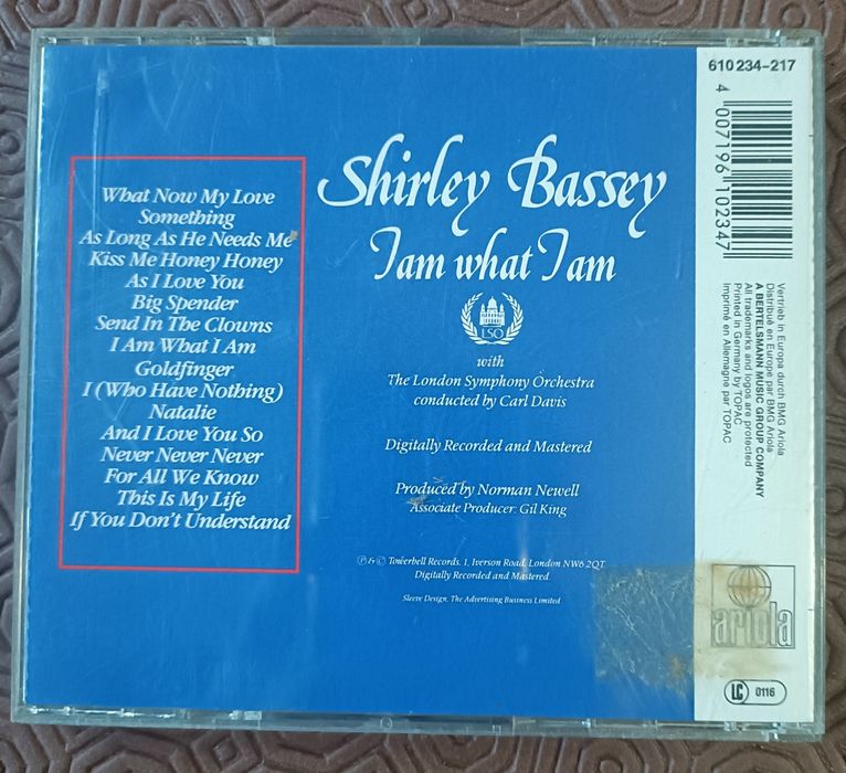 CD - Shirley Bassey