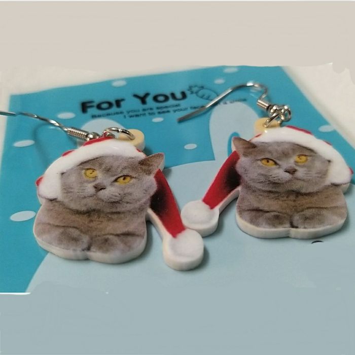 Brincos gato natal.