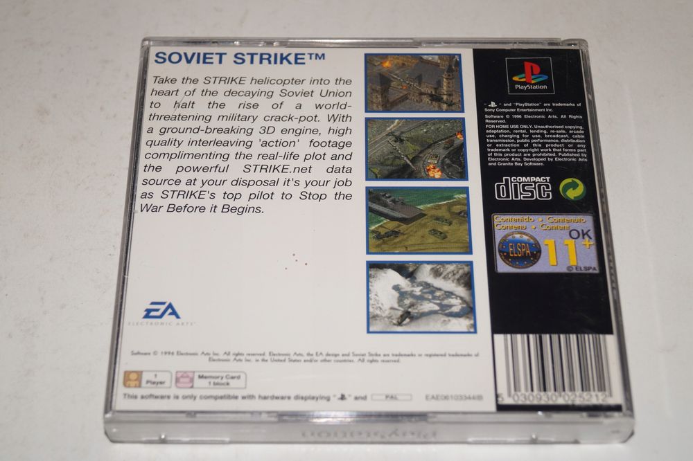 Gra Soviet Strike Sony Playstation (Psx)