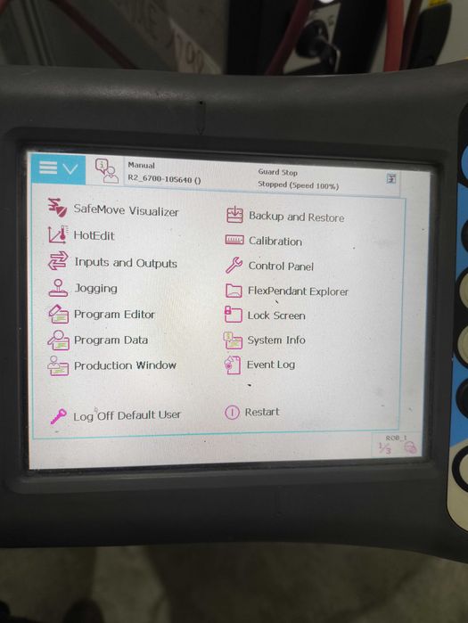 Teach Pendant ABB panel operatora