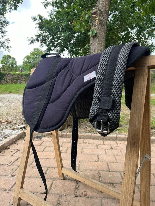 Bareback pad + cilha para cavalos