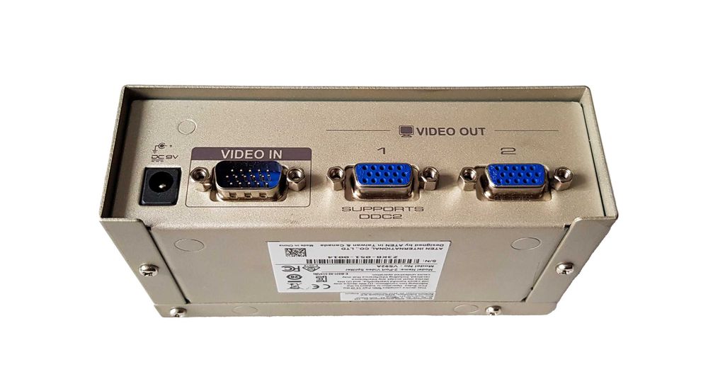 Splitter Aktywny VGA - Rozdzielacz VGA + Zasilacz