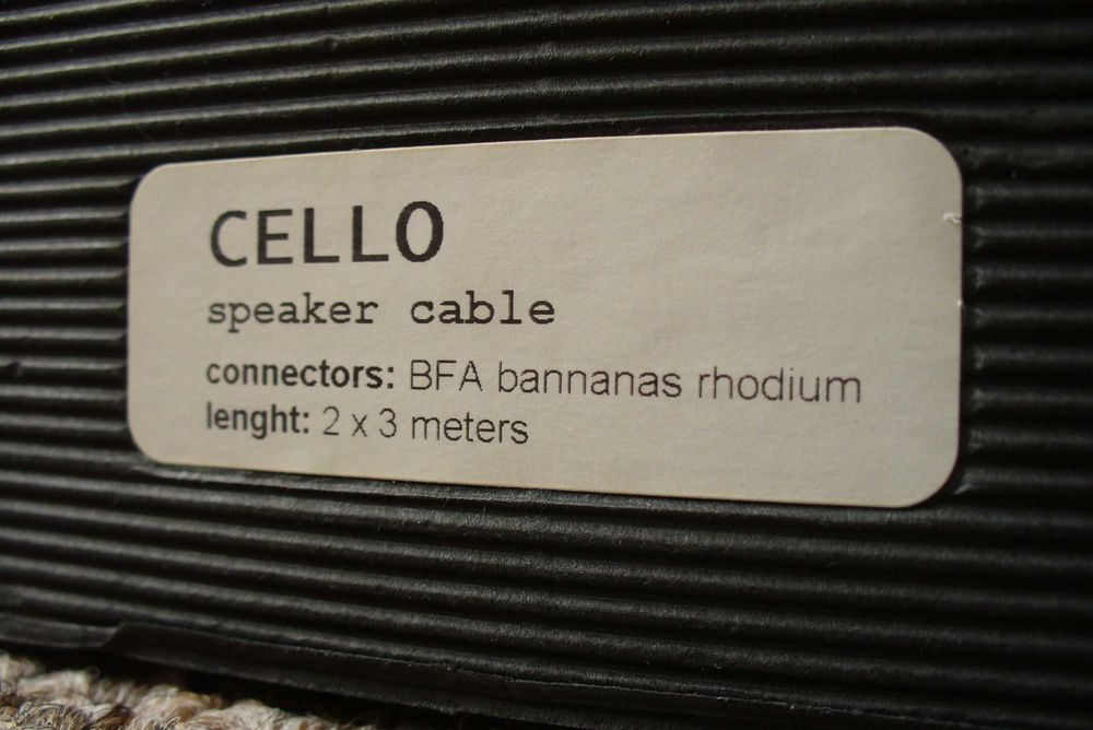 Kable głośnikowe Equilibrium Cello 2 x 3m