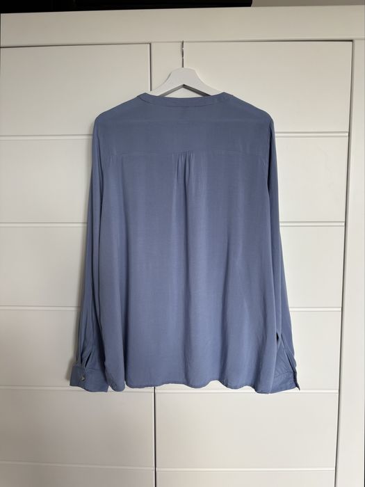 Jasnoniebieska bluzka oversize z wiskozy Chicoree 44