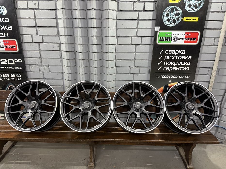 99 Оригинальные кованные диски Mercedes G63 AMG 5/130 R22 ET36