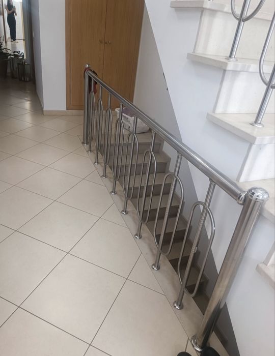 Corrimão e Guarda- corpos em inox – 7 METROS